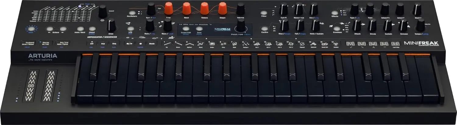 Arturia MiniFreak 37 Key Polyphonic 6-Voice Hybrid Synthesizer Keyboard