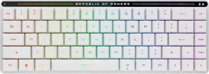 ASUS ROG Falchion RX Low Profile 65% Wireless Gaming Keyboard with ROG RX Red Low-Profile switches, tri-Mode Connection with ROG SpeedNova, Silicone dampening Foam, Touch Panel, and MacOS Support.