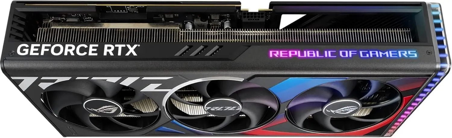 ASUS ROG Strix GeForce RTX 4090 24GB OC Edition Gaming Graphics Card (DLSS 3, PCIe 4.0, 24GB GDDR6X, HDMI 2.1a, DisplayPort 1.4a, ROG-STRIX-RTX4090-O24G-GAMING) (Renewed)