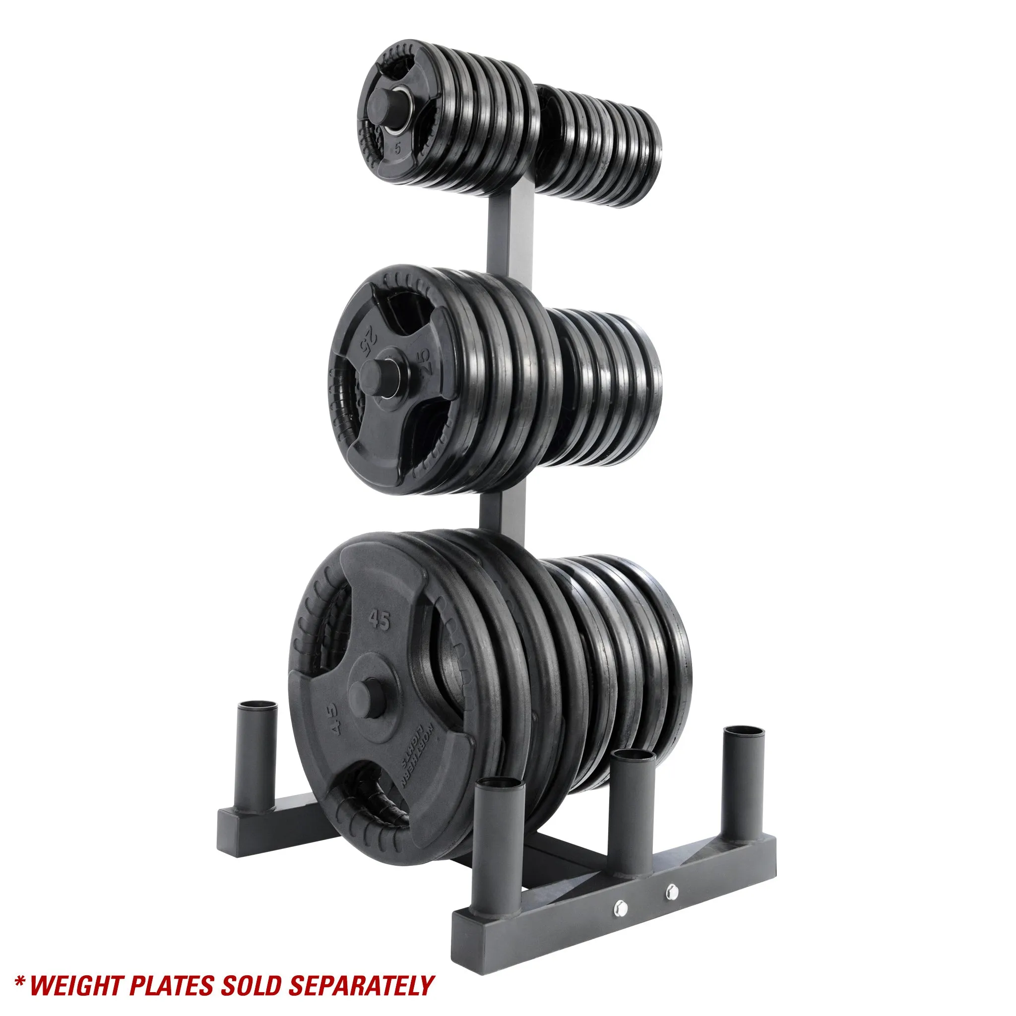 ATOP Olympic Plate Rack w/ Bar Holders