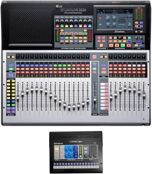 Audiosavings Bundle: Presonus STUDIOLIVE 32SX Compact 32-Ch. 22-Bus Digital Mixer Bundle with PRESONUS EarMix 16M 16x2 16-Channel AVB Personal In-Ear Monitor/Headphone Mixer (2 Items)