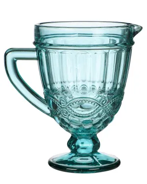 Aurielle Turquoise Blue Glass Serving Jug