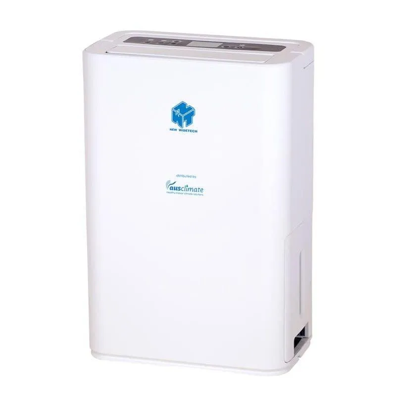 Ausclimate NWT Compact 16L Dehumidifier - 16L/Day, 2.4L Tank, 314x194x467mm