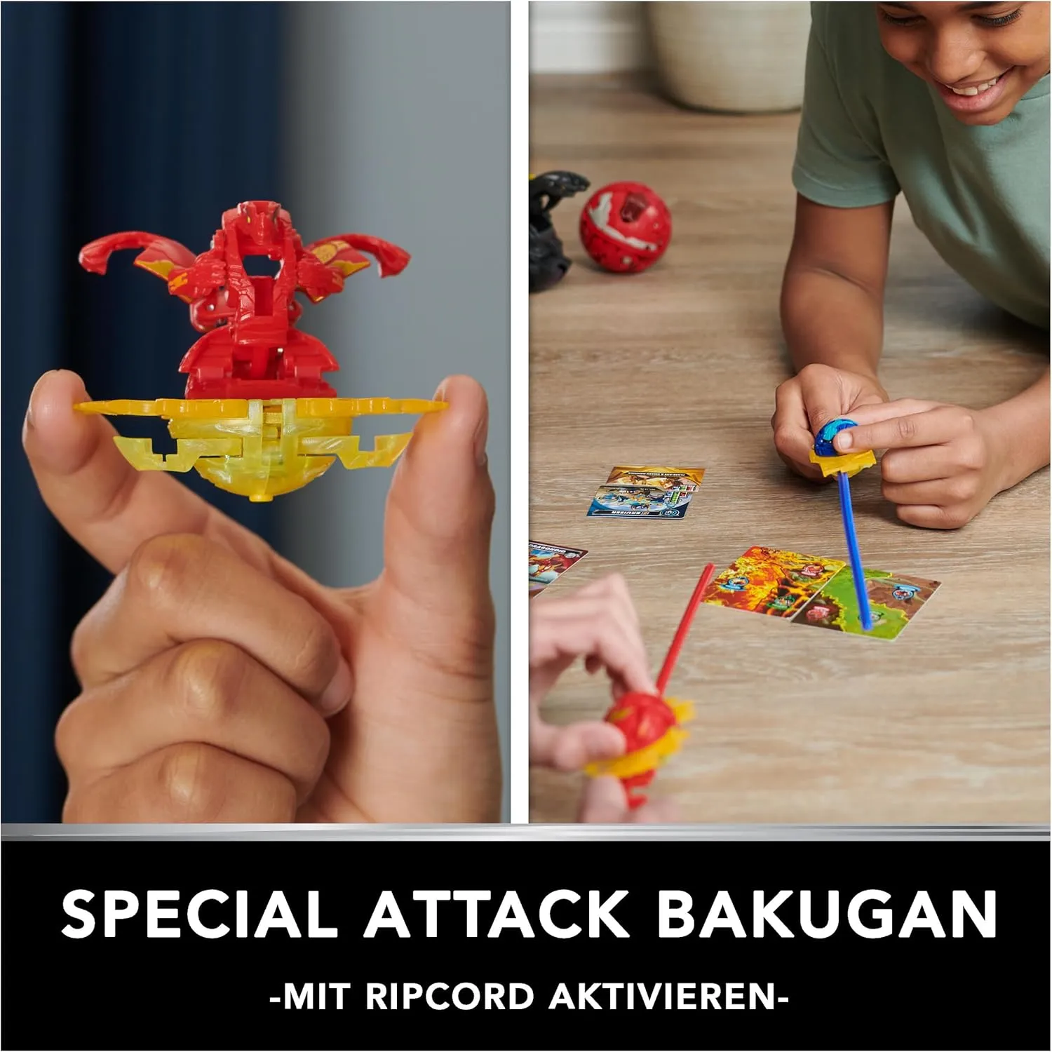 Bakugan Battle 5-Pack, Special Attack Bruiser, Dragonoids, Hammerhead, Nillious; Customizable, Spinning Action Figures, Kids Toys for Boys and Girls 6 and up
