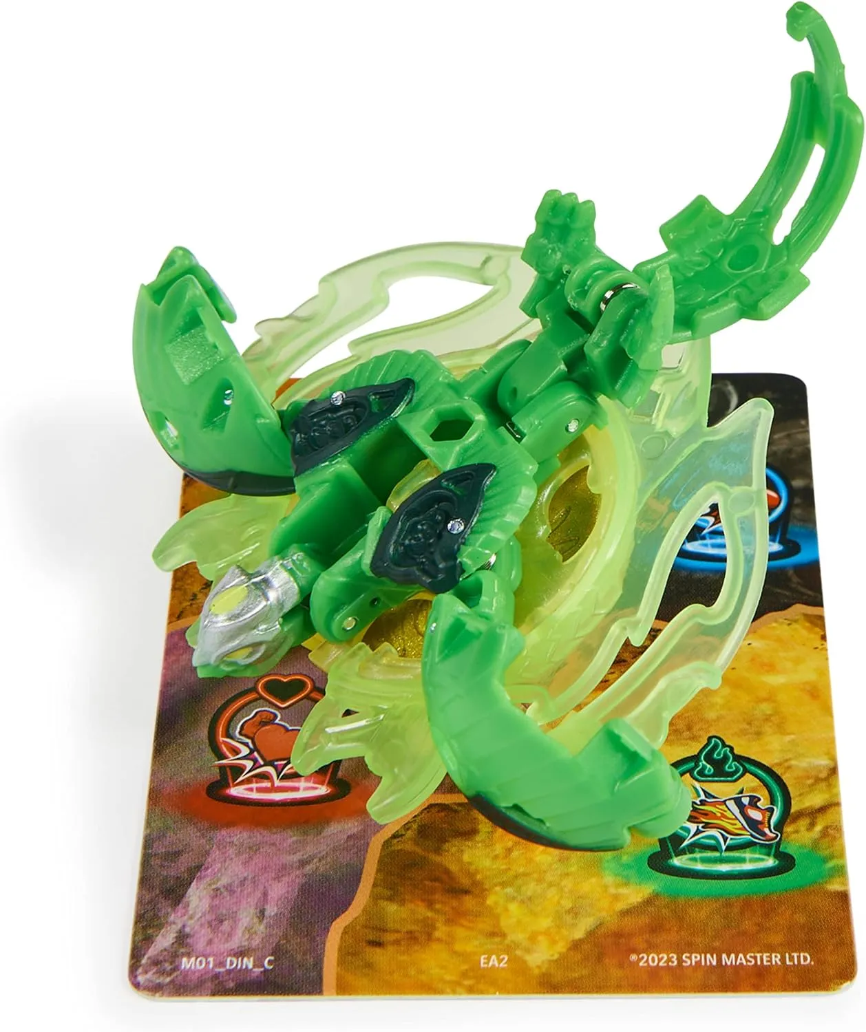Bakugan Starter 3-Pack, Special Attack Ventri, Octogan and Trox, Customizable Spinning Action Figures and Trading Cards, Kids Toys for Boys and Girls 6 and up