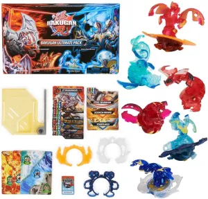 Bakugan Ultimate 6-Pack, Special Attack Dragonoids, Nillious, Mantid, Octogan; Customizable, Spinning Action Figures, Kids Toys for Boys and Girls 6 and up