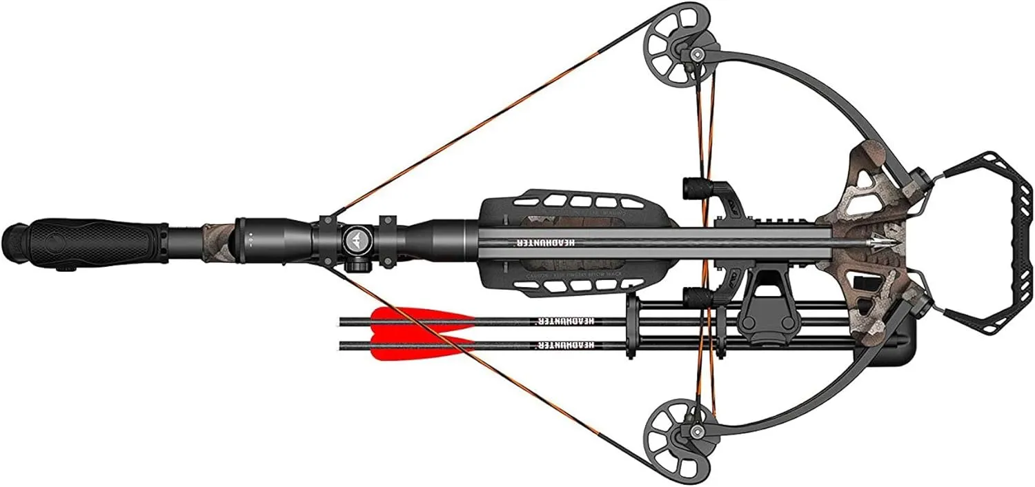 Barnett Explorer XP400 Crossbow Package, with 2 Carbon Arrows, Lightweight Quiver