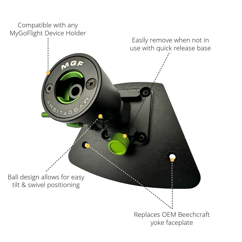Beech Yoke Faceplate Compact Quick Release