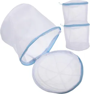 BESTYASH 3Pcs Mesh Washing Bags for Laundry Underwear Wash Bags Gentle Care for for Travel Home Use Protection Against