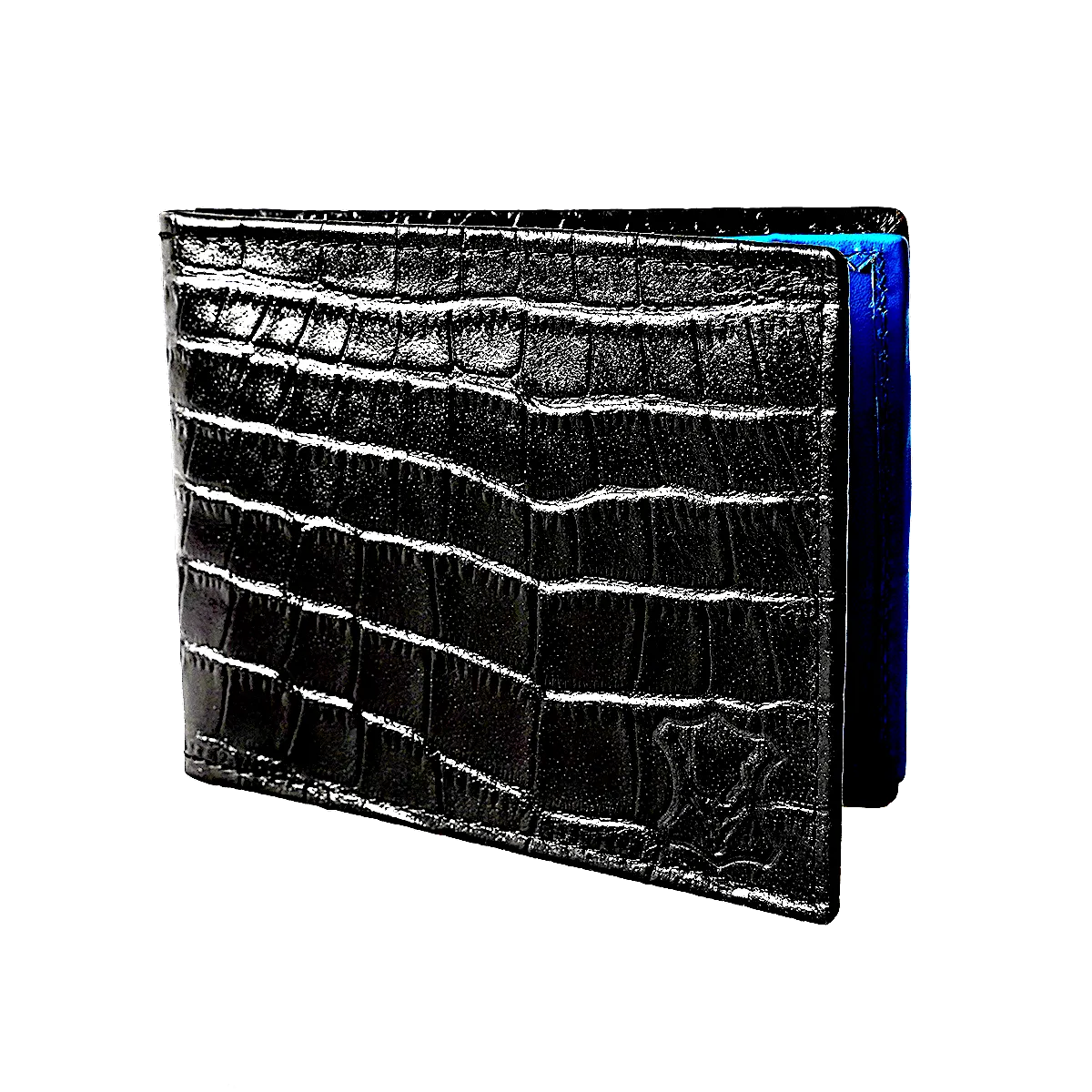 Bi Fold card holder croc pattern with 13 c/c