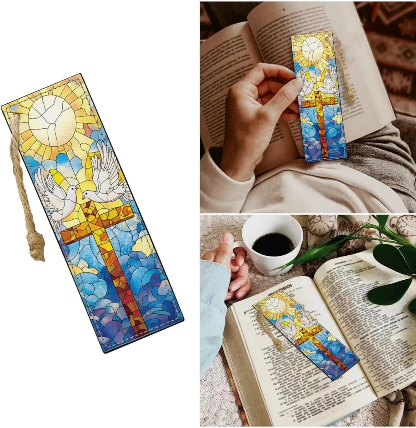 Bible Cover Case for Women Bible Bag With Bookmarks for Men Church Book Handbag for Girls Boys Study