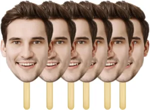 Big Head Cutouts - Head on a Stick - Face Cardboard Cutout for Graduation, Parties, and Celebrations