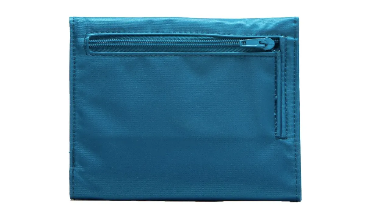 Big Skinny Trixie Ocean Blue Tri-Fold Wallet