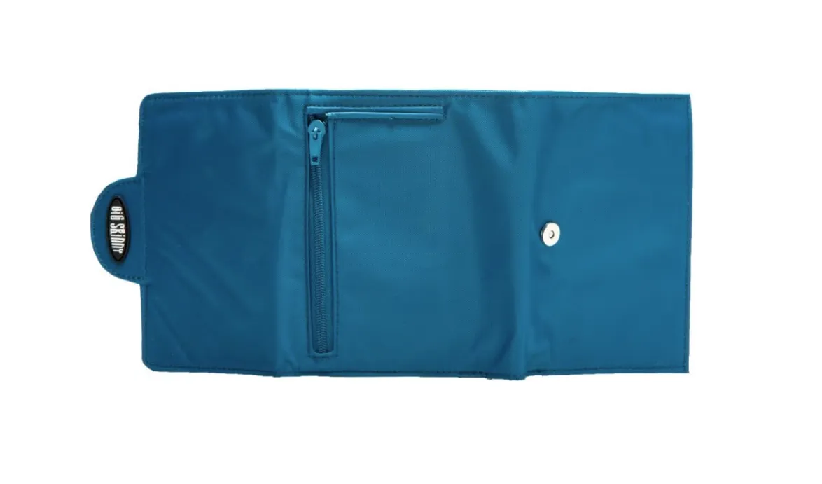 Big Skinny Trixie Ocean Blue Tri-Fold Wallet