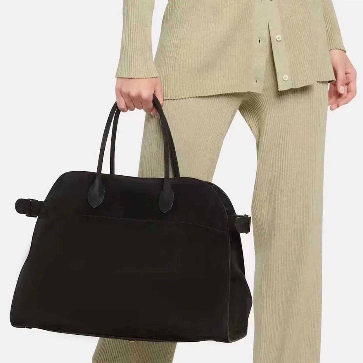 Big Travel Leather Cowhide Shoulder Bag