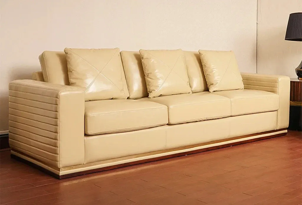 Biscotti - Leather Sofa 3 Seater