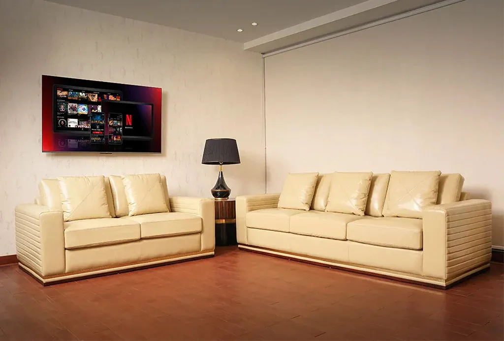 Biscotti - Leather Sofa 3 Seater
