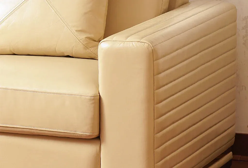 Biscotti - Leather Sofa 3 Seater