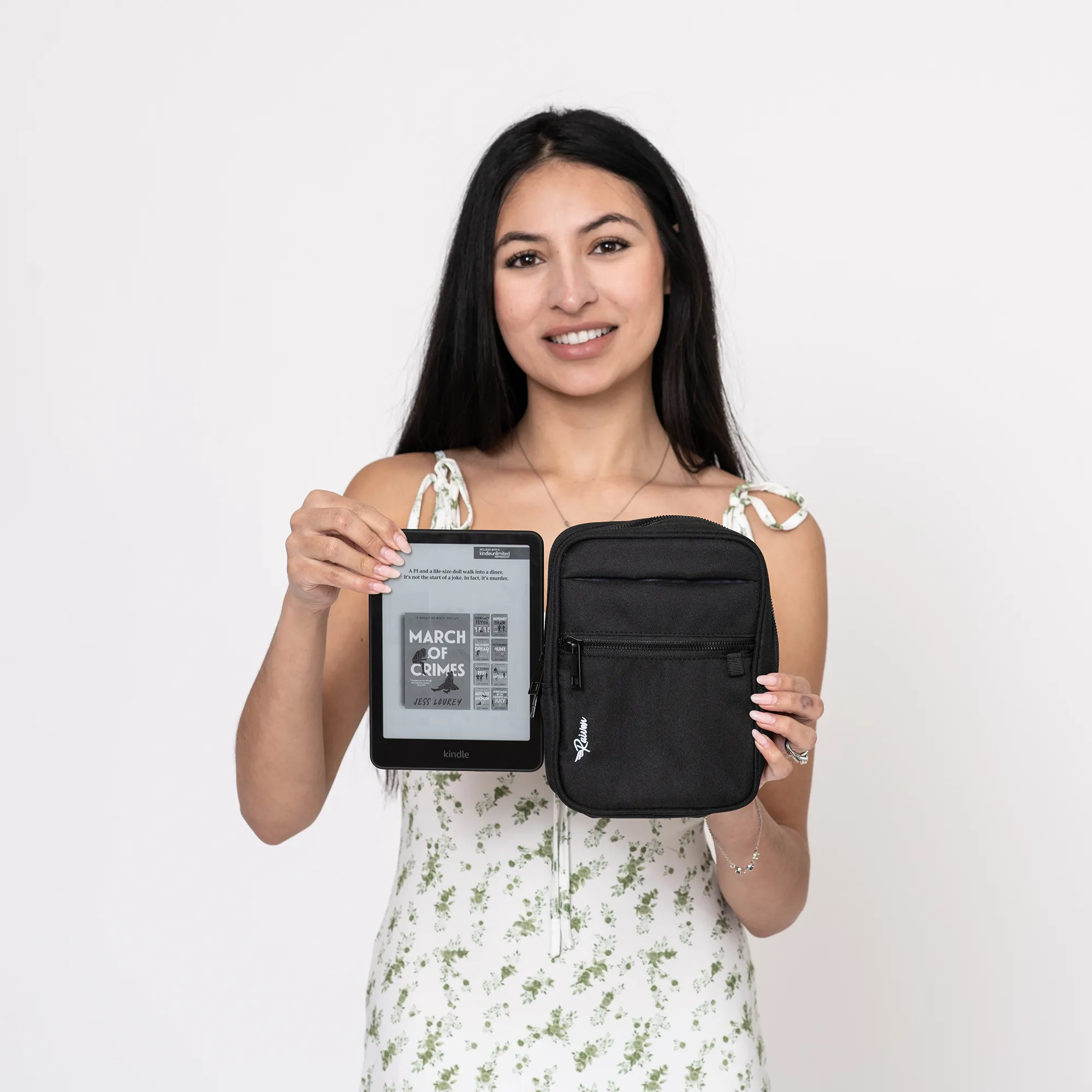 Black KINDLE Bag With Tumbler Belt