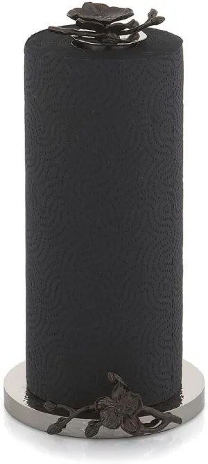Black Orchid Paper Towel Holder