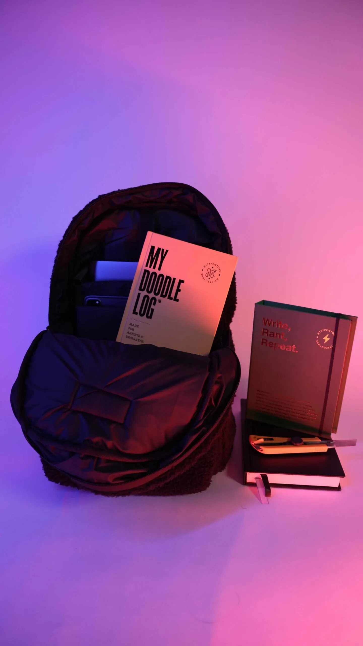 Black Sherpa 2 Separate Laptop Section Backpack S11 // Water Resistant