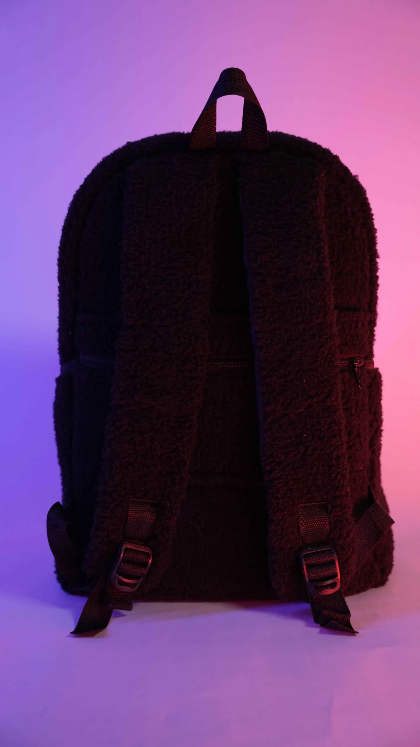 Black Sherpa 2 Separate Laptop Section Backpack S11 // Water Resistant