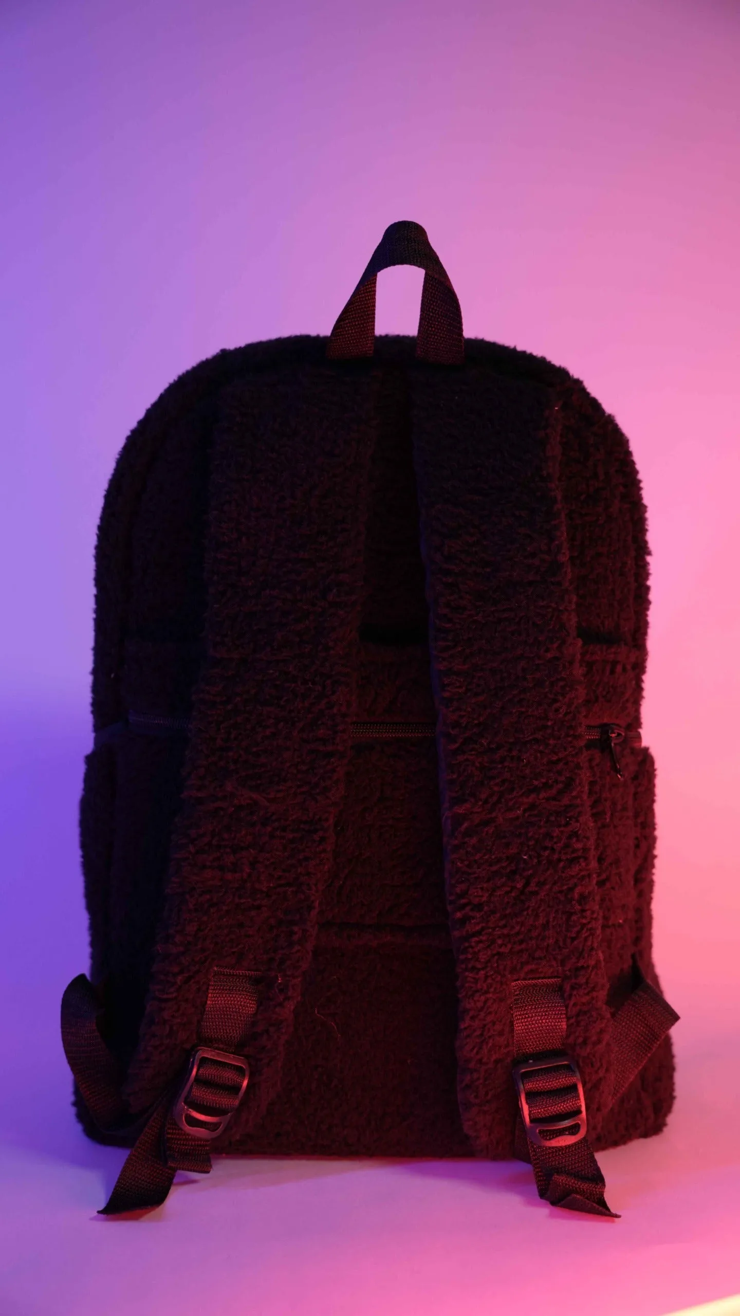 Black Sherpa 2 Separate Laptop Section Backpack S11 // Water Resistant