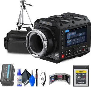 Blackmagic Design Pyxis 6K Full-Frame Cinema Box Camera (ARRI PL) (CINECAMCPYXH60LFPL)   256GB CFexpress Type B Card   Case   Tripod   BP-U35   Cleaning Kit   Card Wallet   Lens Cap