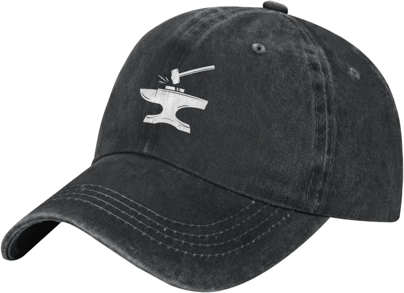 Blacksmith Hammer Adult Mesh Baseball Cap Outdoor Sports Cap for Men Women