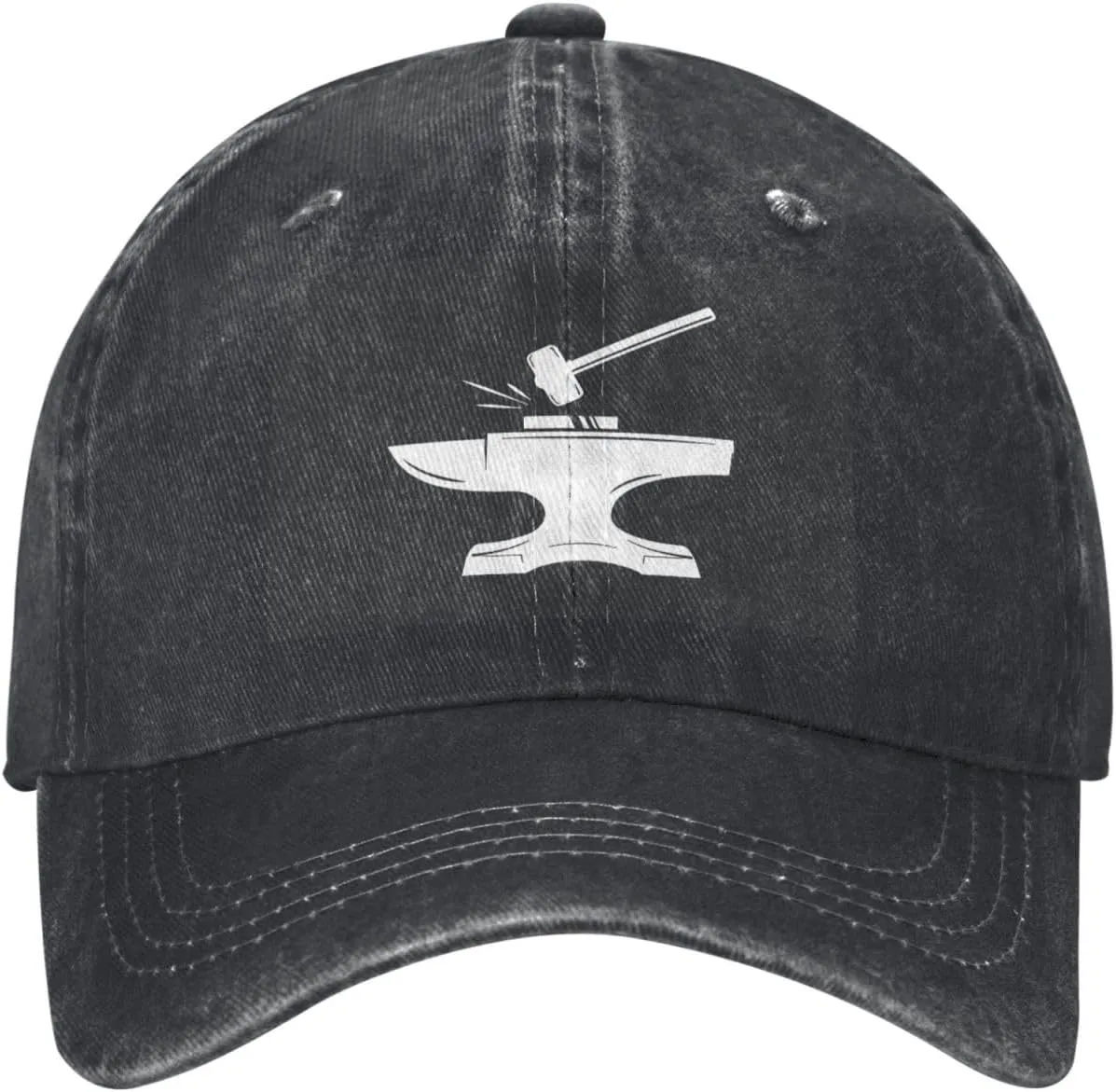 Blacksmith Hammer Adult Mesh Baseball Cap Outdoor Sports Cap for Men Women