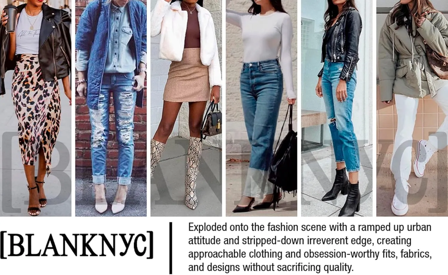 [BLANKNYC] Womens Luxury Vegan Leather Pants, Comfortable Biker Style Leggings, Super Soft High Waist, Tummy Control