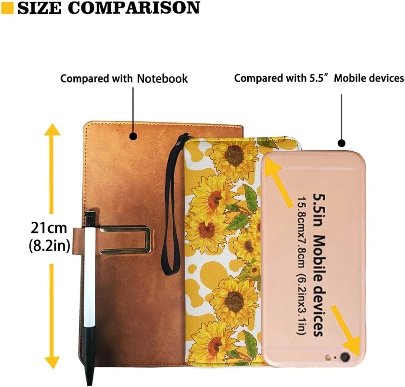 Blue Butterfly Wallet for Womens Leather RFID Blocking Design Zip Around Card Holder Organizer Ladies Travel Clutch Wristlet