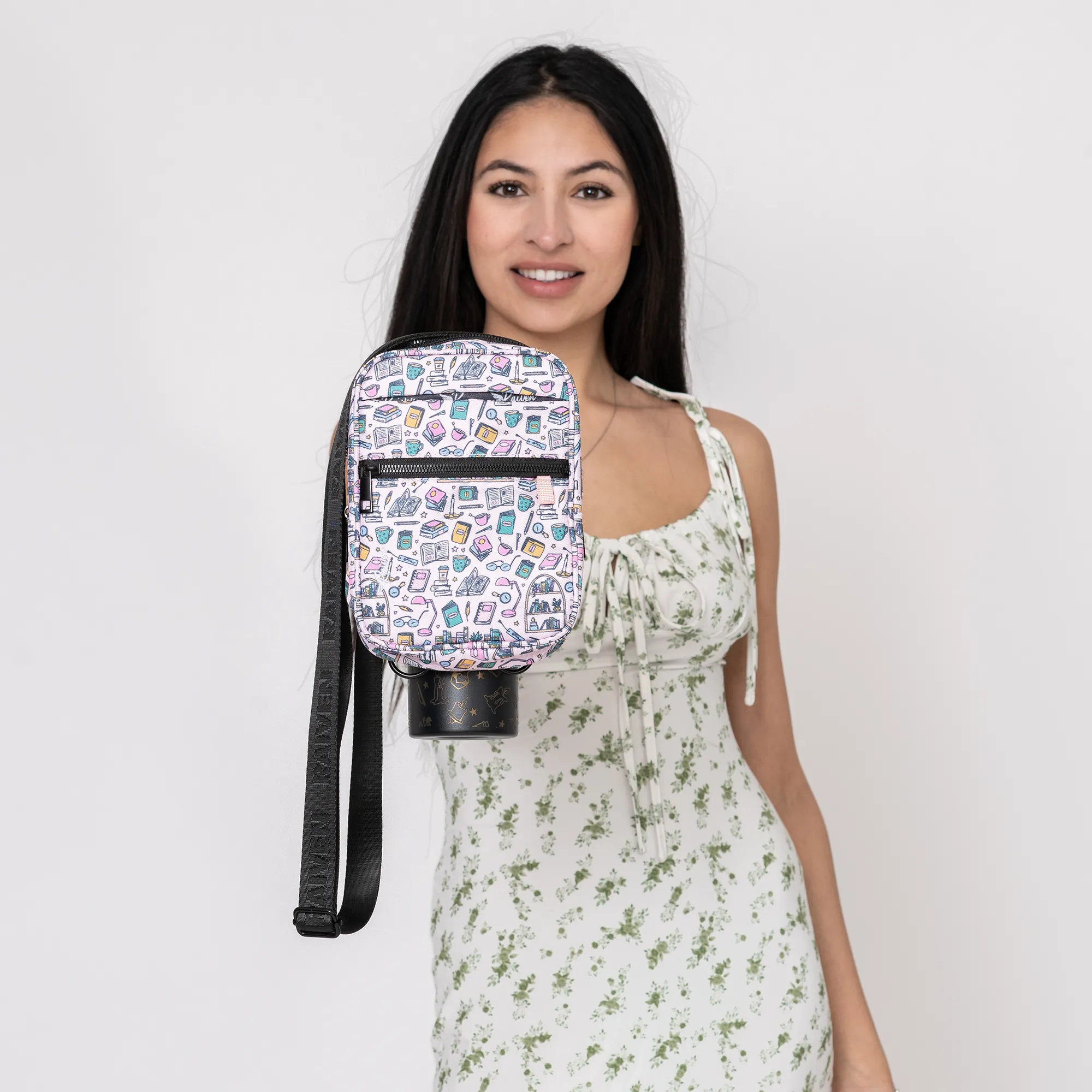 Booktrovert KINDLE Bag With Tumbler Belt