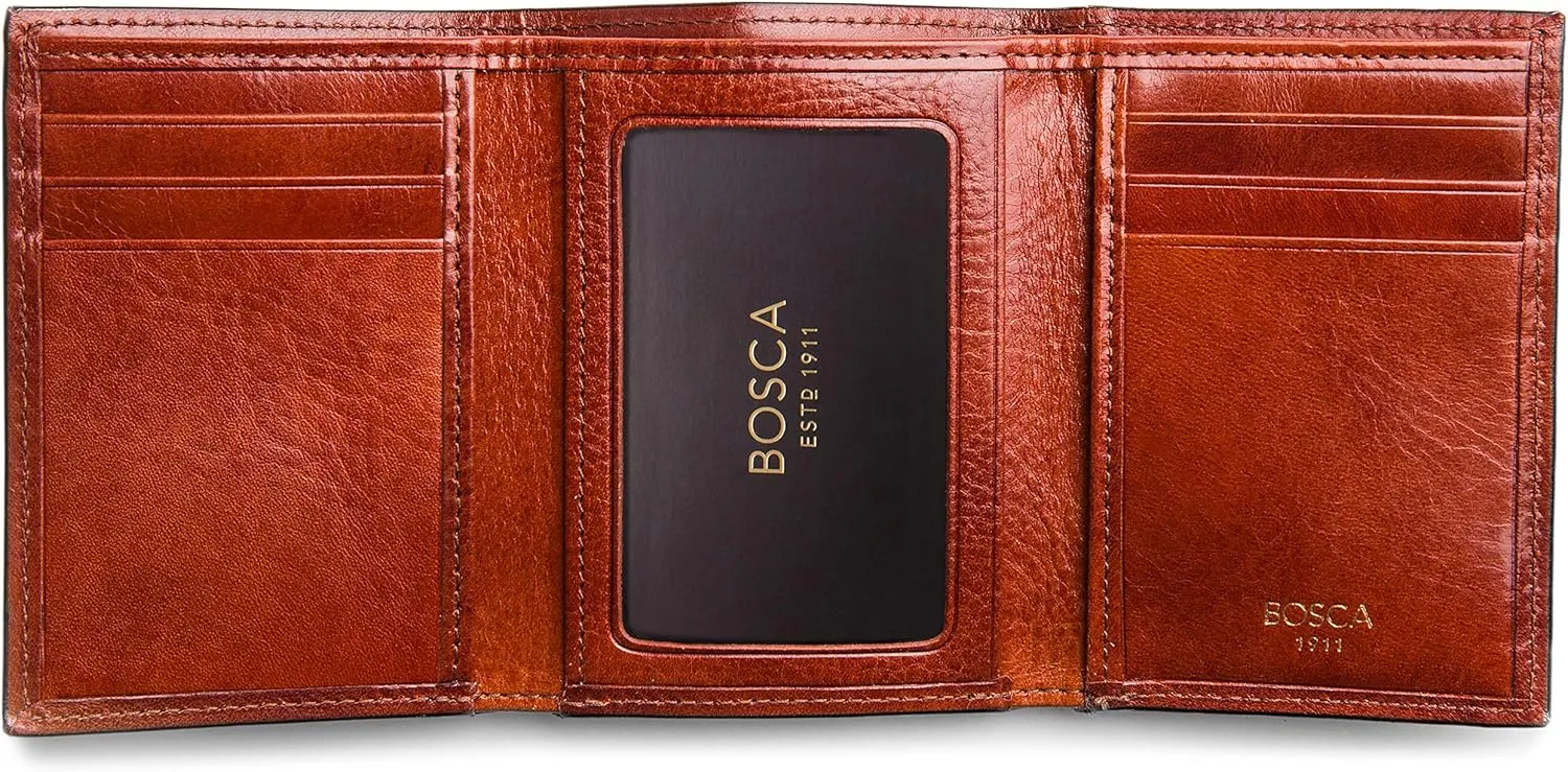 Bosca Men's Double I.D. Trifold