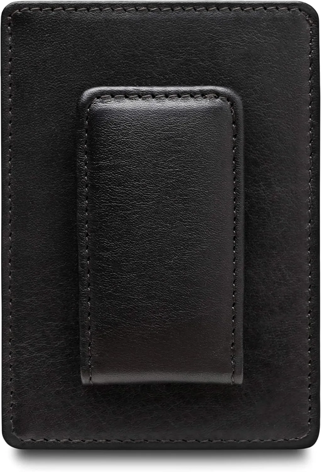 Bosca Men's Wallet, Nappa Vitello Front Pocket Wallet, Black