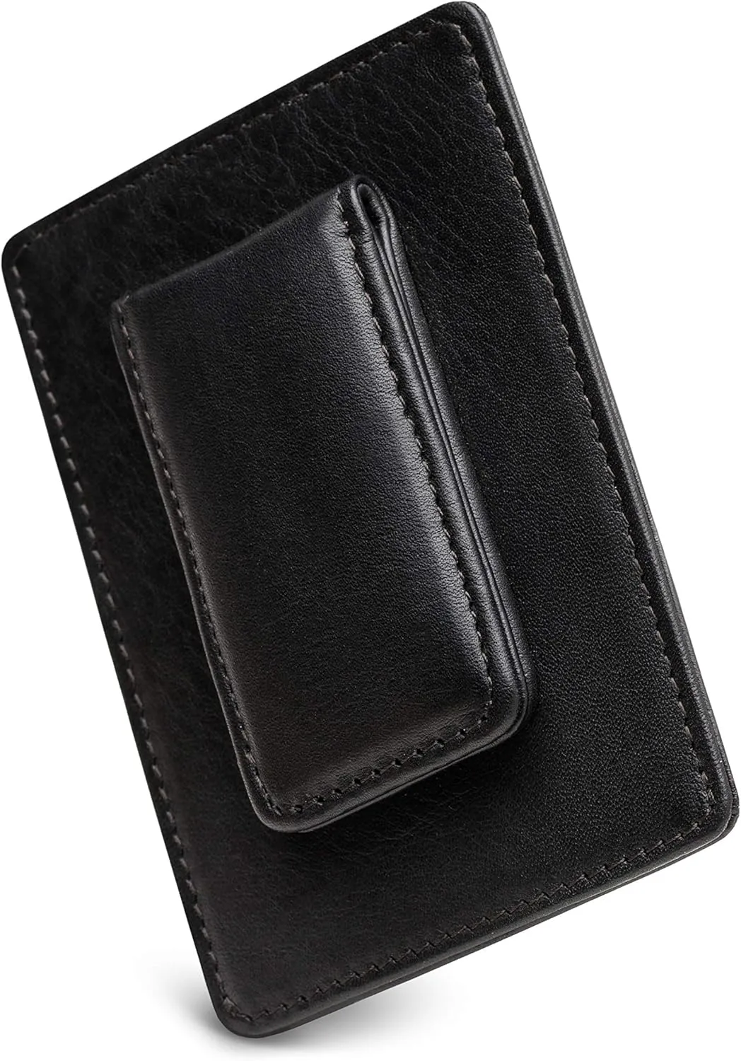 Bosca Men's Wallet, Nappa Vitello Front Pocket Wallet, Black