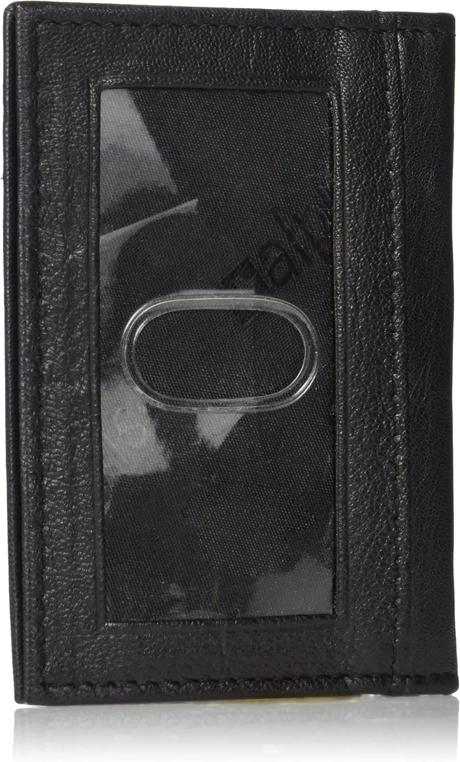 Bosca Men's Wallet, Old Leather Full Gusset 2-Pocket Card Case Wallet with I.D. Window, Cognac