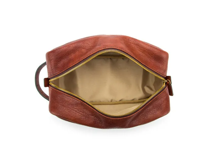 Bosca Washed Leather Collection - Shave Kit