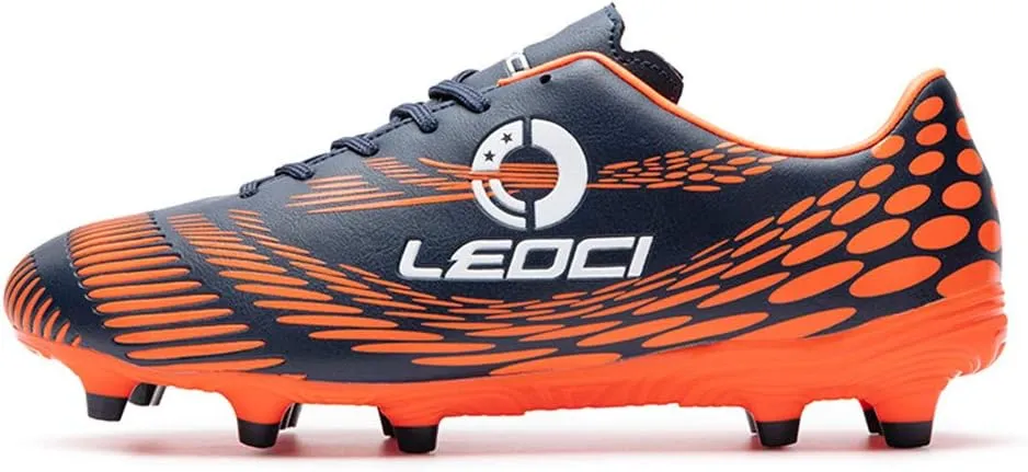Boys Girls Firm Ground Soccer Cleats Kids Athletic Outdoor/Indoor Football Shoes