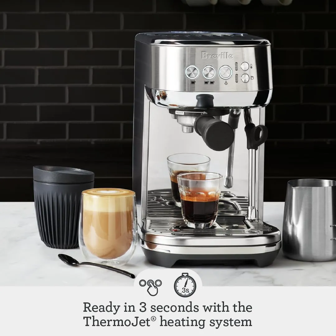 Breville Bambino Plus Espresso Machine BES500BTR, Black Truffle
