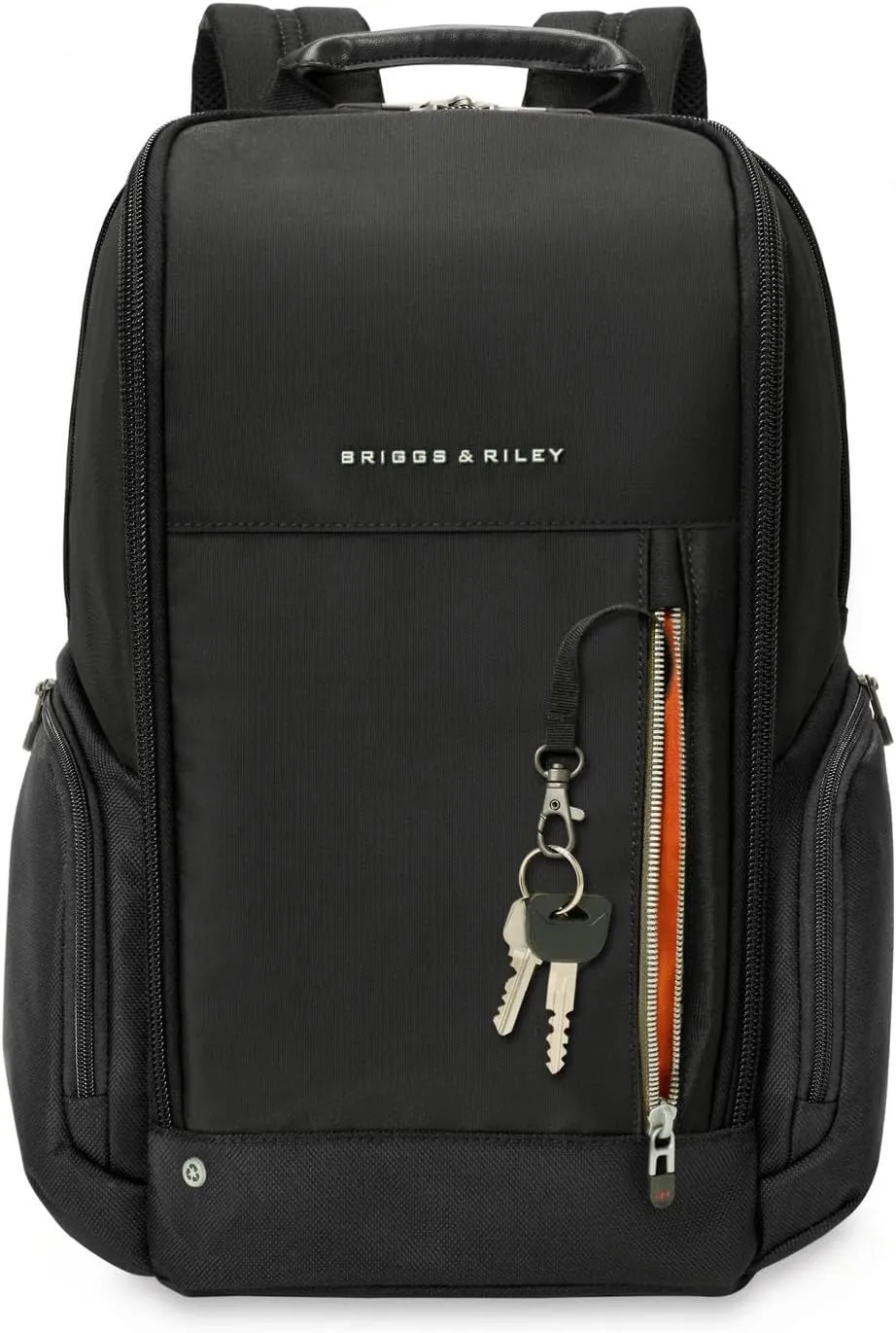 Briggs & Riley HTA, Black, Medium Widemouth Backpack