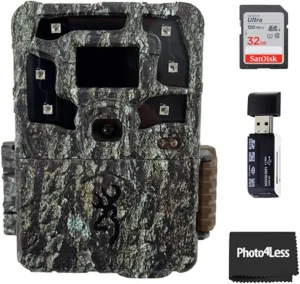 Browning Trail Camera - Strike Force Pro X 1080, Bundle with 32GB SDHC Memory Card, Hi-Speed SD USB Card Reader