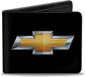 Buckle-Down Men's Bifold Wallet Chevy, Multicolor, 4.0" x 3.5"