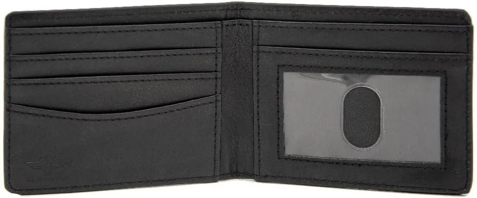 Buckle-Down Men's Pu Bifold Wallet-Corvette Logo