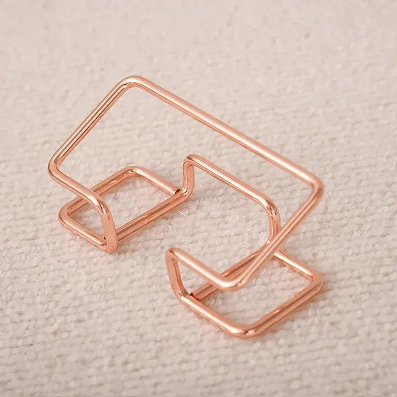 Business Card Holder Desk Bracket Cards Organizer Office Gift Display Holders