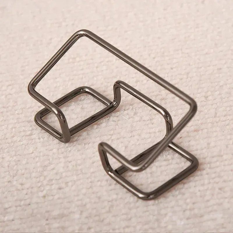 Business Card Holder Desk Bracket Cards Organizer Office Gift Display Holders