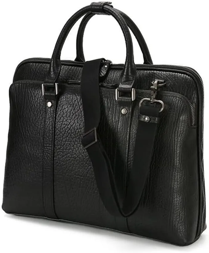 Business Men's Handbag Briefcase 15.6 Inch Shoulder Crossbody Bag Leather Men's Bags Computer Bag