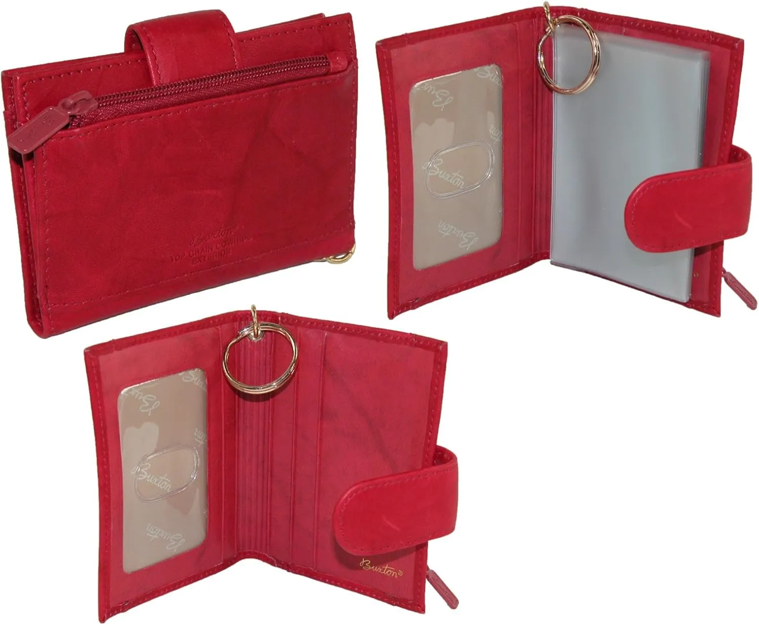 Buxton Women's Heiress Pik-me-up Tab Card Case