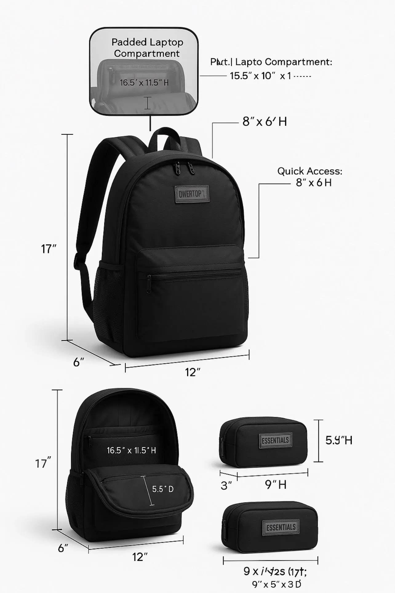 BUY 1 GET 2 ESSENTIALS BAG FREE