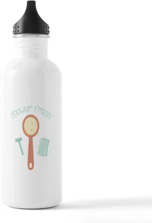 CafePress Shower Fresh Water Bottle 1.0L (34 oz) Stainless Steel Water Bottle